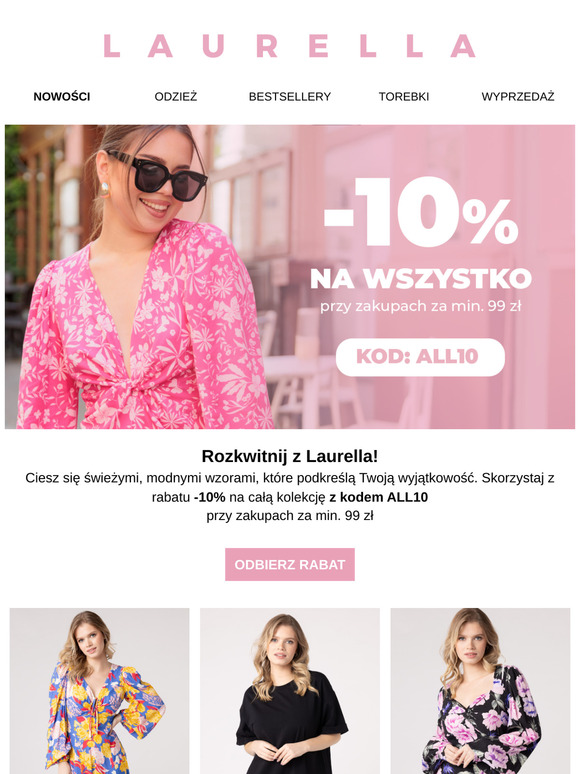 Rozkwitnij! Rabat -10% na WSZYSTKO! 🌸