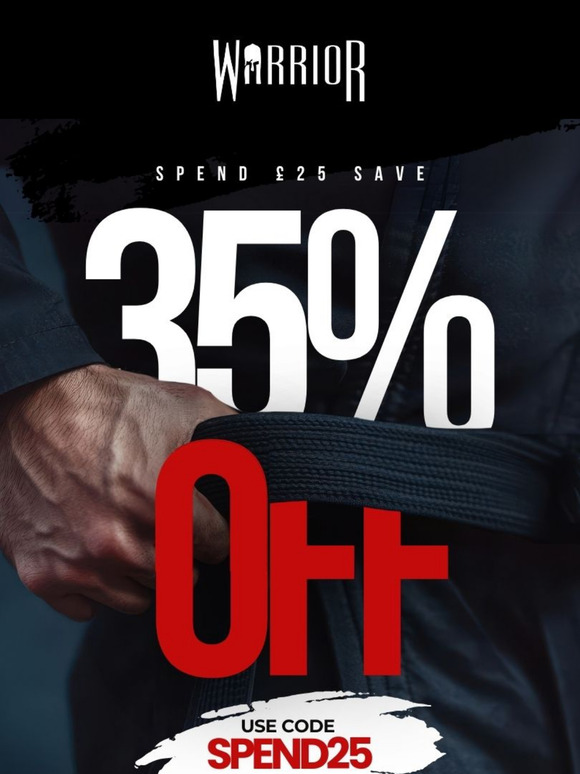 48 Hours Only: 35% Off When You Spend £25!
