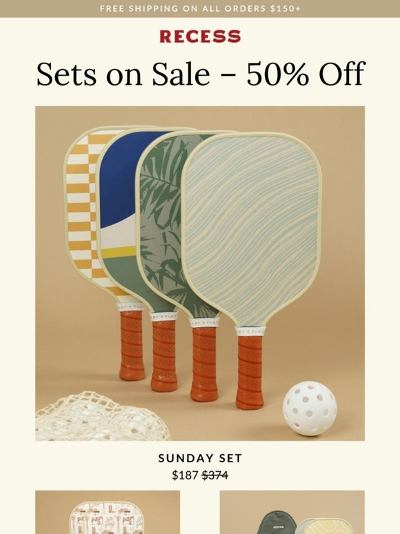 Sets on Sale – 50% Off