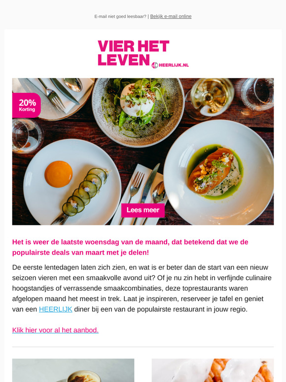 🔥 Dit zijn de populairste restaurants van maart!