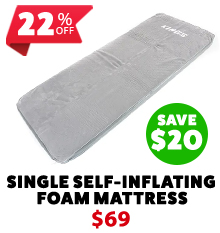 Single Self-Inflating Foam Mattress