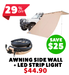 Awning Side Wall + Illuminator MAX LED Strip Light