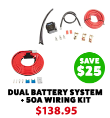 Dual Battery System + 50A Wiring Kit