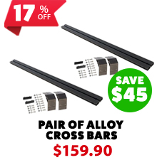 Grand Tourer RTT - Pair of Alloy Cross Bars