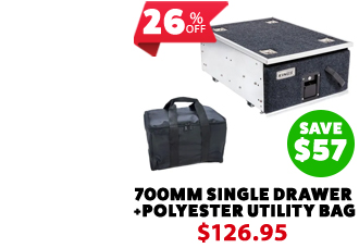 700mm Single Drawer + Polyester Utility Bag