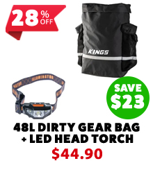 48L Dirty Gear Bag + LED Head Torch