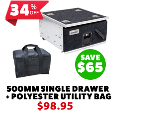 500mm Single Drawer + Polyester Utility Bag