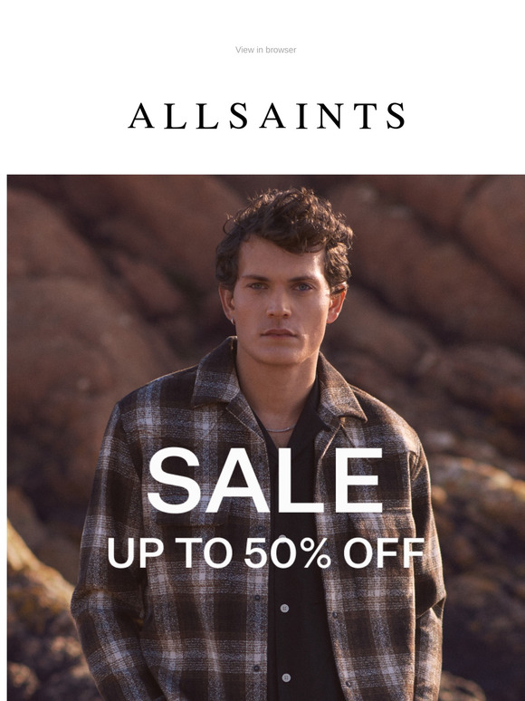 SALE: Up to 50% off now on