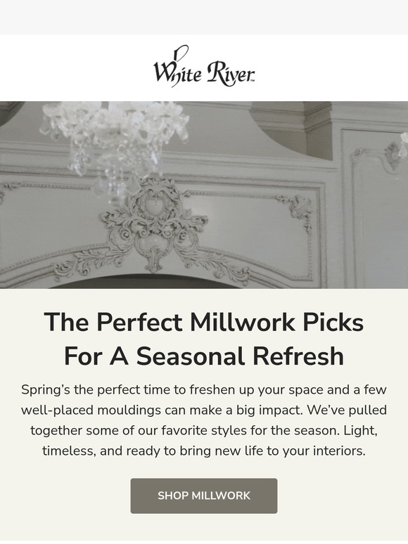 SPRING STYLE: Light, timeless mouldings