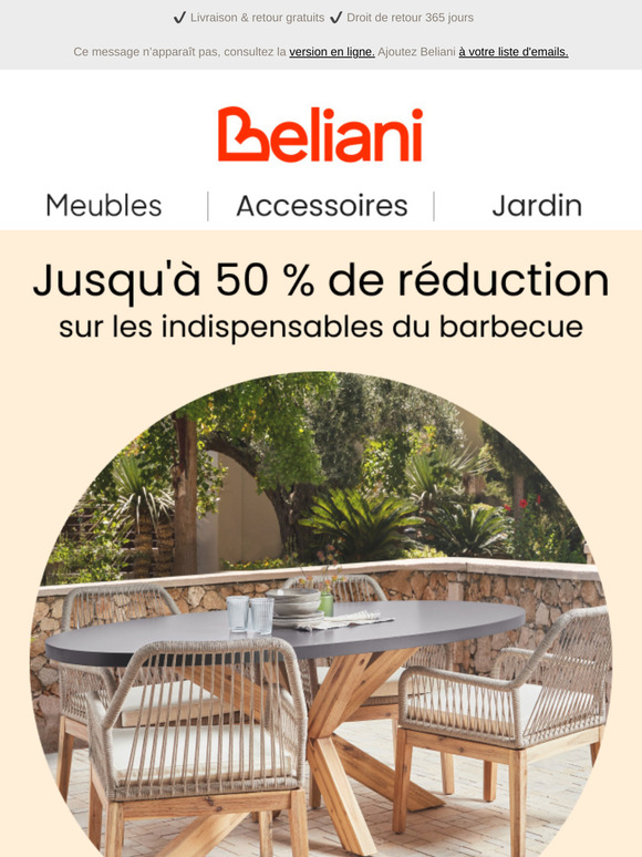 Jusqu'à -50 % sur les indispensables du barbecue