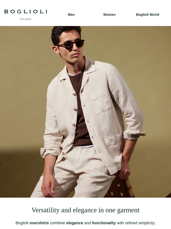 The perfect overshirt for every occasion.