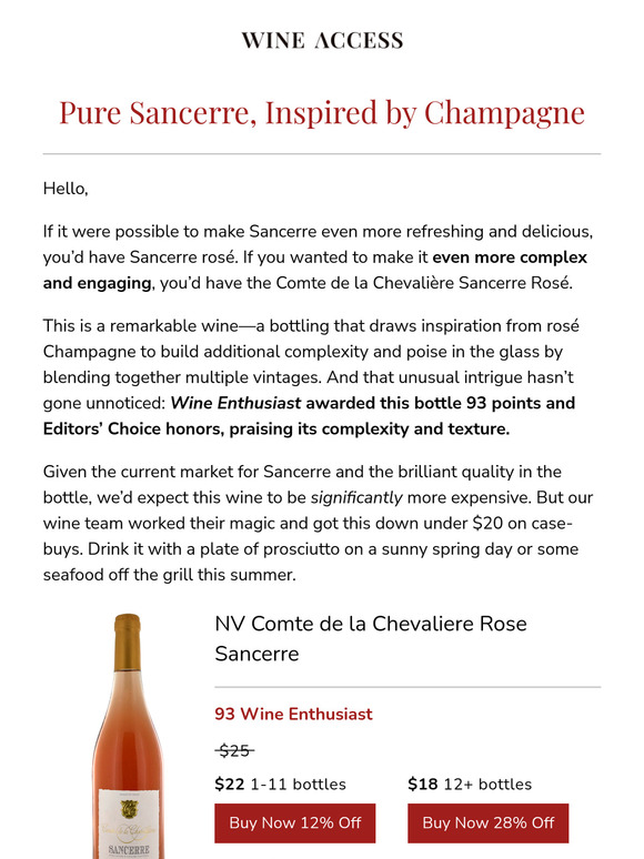 93-Point Sancerre ROSÉ—Under $25
