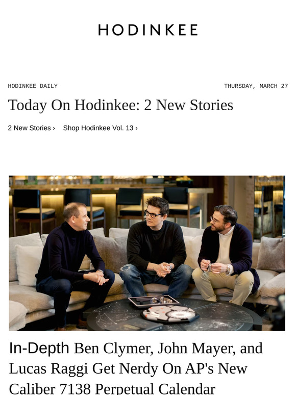 Hodinkee Daily | 03/27/2025