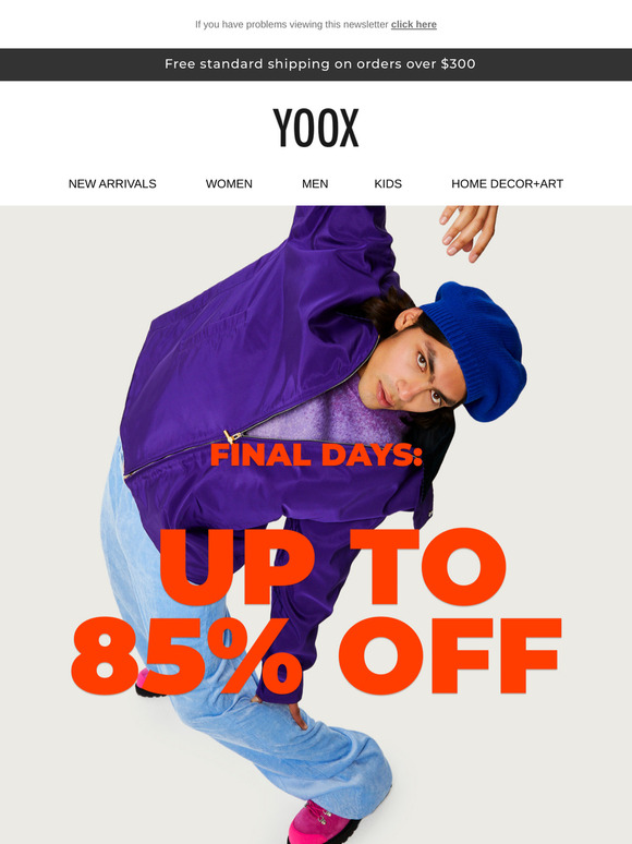 SALE: Final days for up to 85% OFF > Hurry, these pieces are the last few left!