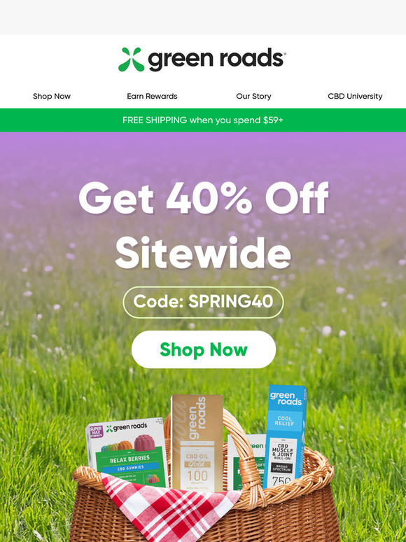 40% Off Sitewide Starts Now!