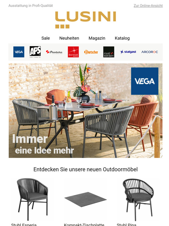 VEGA – Ihr Partner für professionelle Gastro-Ausstattung