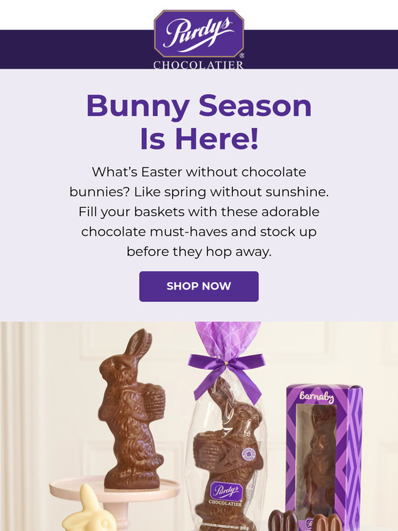 No-BUNNY can resist these Easter chocolates!