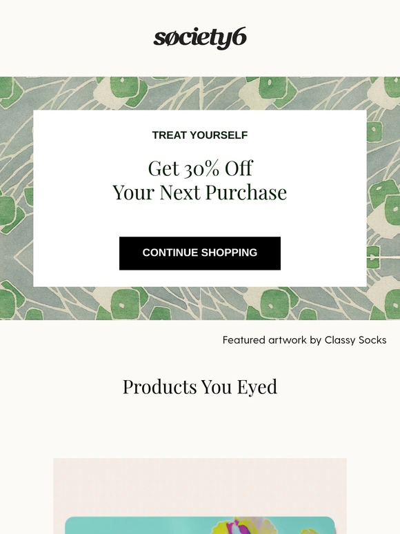 See Something You Like? Take 30% off today