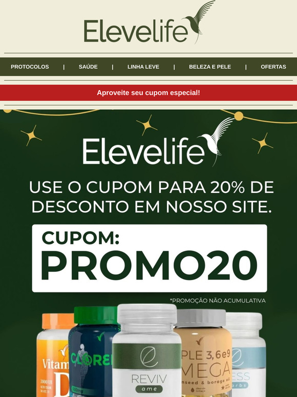 ⌛Quinta-feira com PROMO RELÂMPAGO! Aproveite 20%OFF em todo o site!