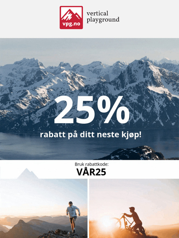 25% rabatt på ditt neste kjøp? 😍  Sjekk ut rabattkoden! 🌱