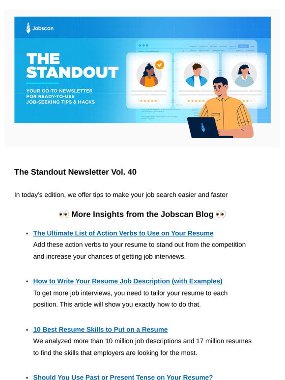 The Standout Newsletter Vol. 40