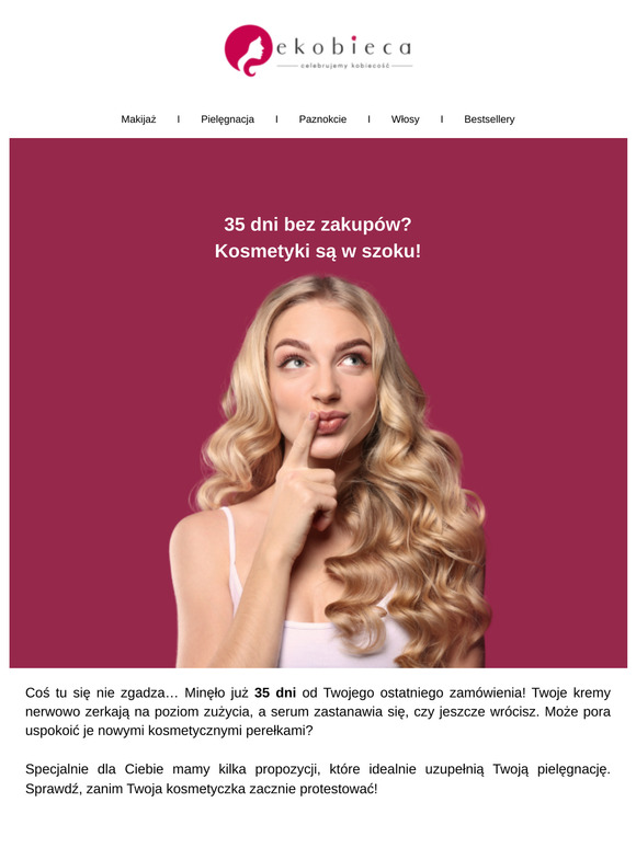 ! 35 dni bez zakupów? Kosmetyki w szoku!