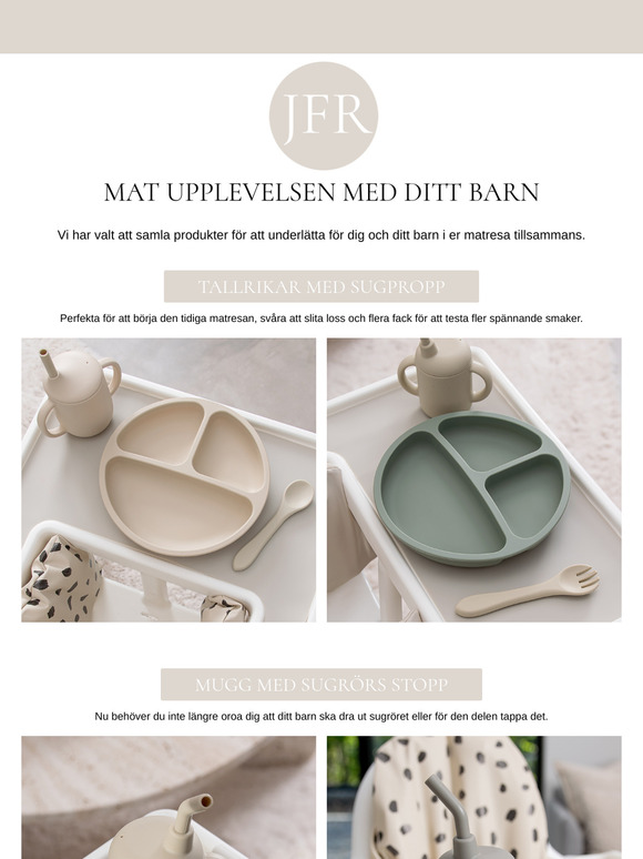 Rätt produkter till matresan 👶