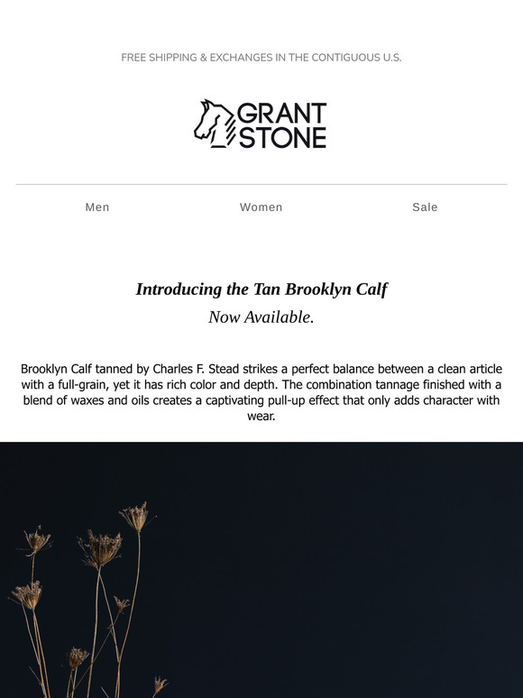 New Release: Tan Brooklyn Calf