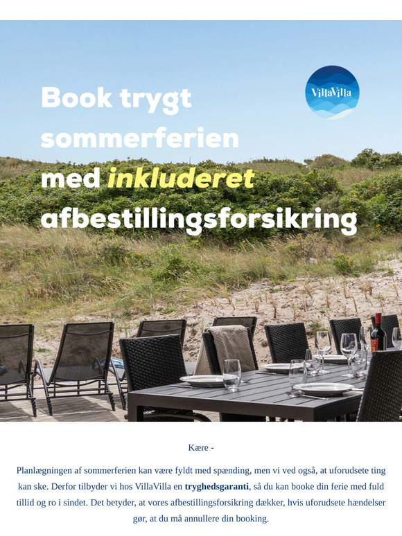 🏝️Book sommerferie med inkluderet afbestillingsforsikring