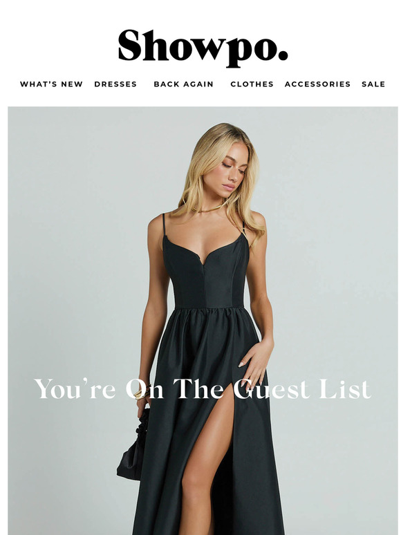 You're On The Guest List