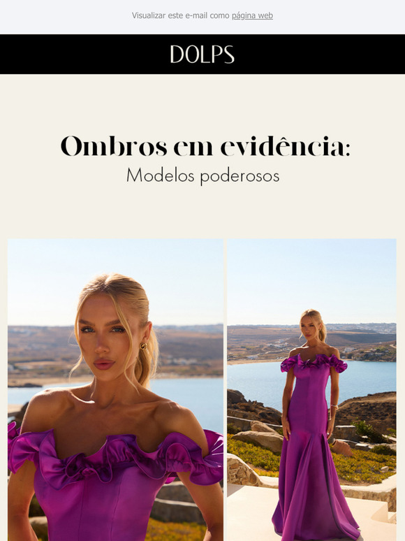 Ombros em evidência: Vestidos poderosos 💌