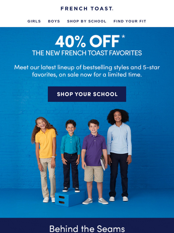 Announcing: New fan-faves are 40% off