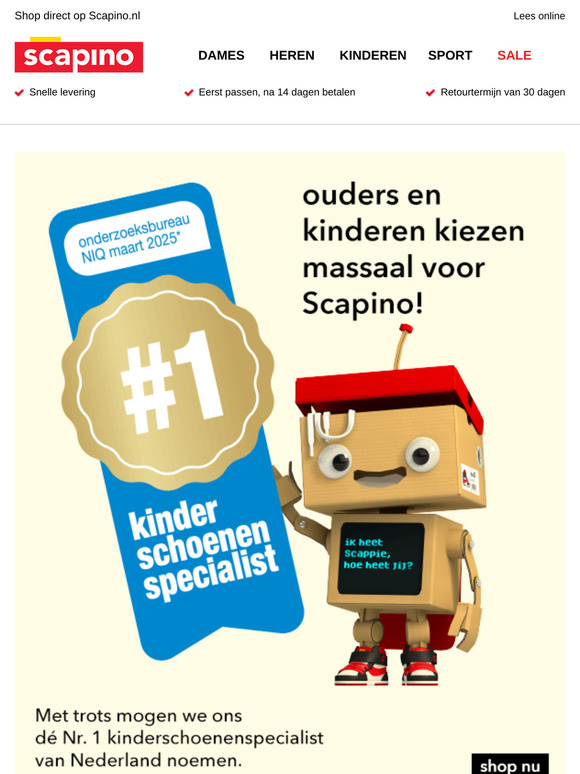 Hoera! Nr 1 kinderschoenen specialist!