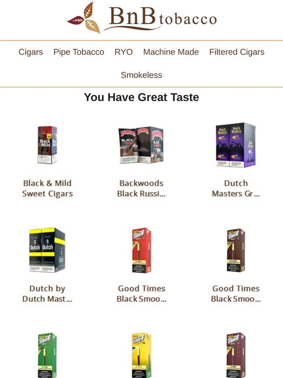 You Have Great Taste