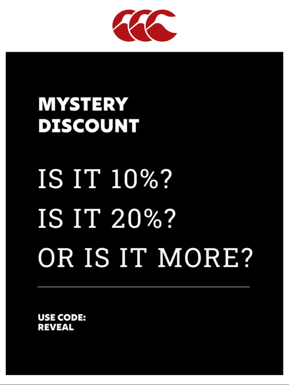 Unlock Your Mystery Discount 🎁