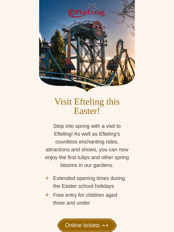 Feel the enchantment of spring at Efteling