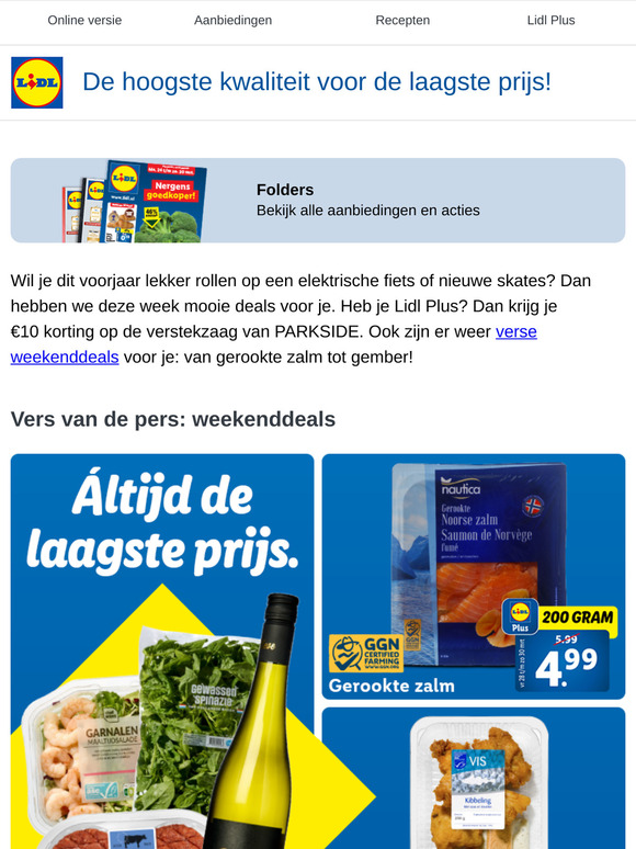 Vers van de pers: onze weekenddeals!