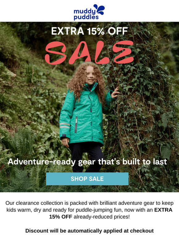 Extra 15% Off Clearance STILL ON