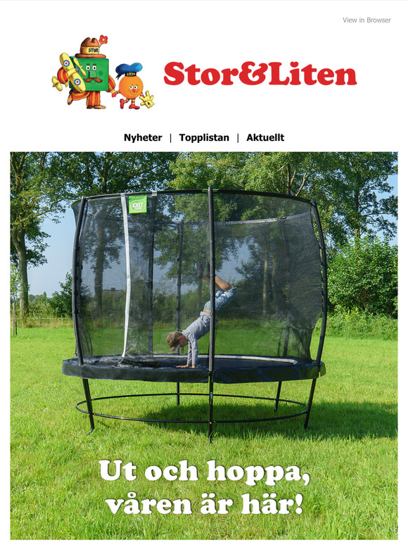 Ut och hoppa, våren är här! ☀️