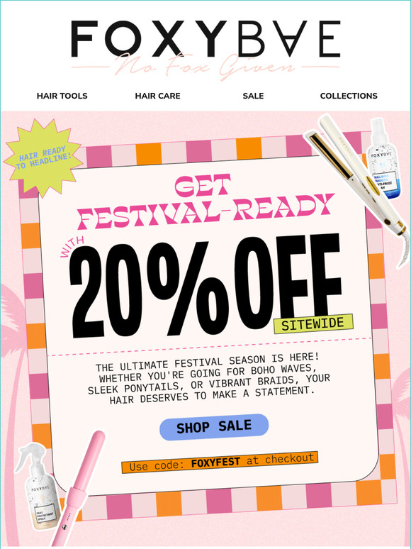FoxyFest is Here—Get 20% Off! 🎡