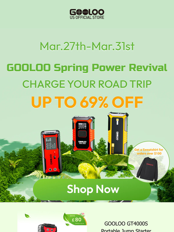 🌱GOOLOO Spring Sale