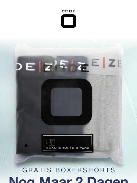 Nog Maar 2 Dagen: Gratis Boxershorts
