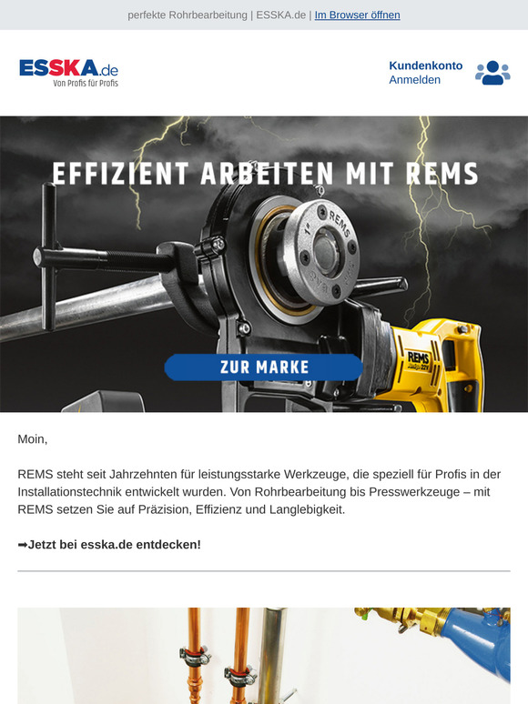 Rohrbearbeitung mit REMS – Präzision für Profis