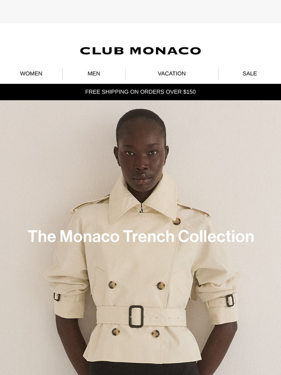 Introducing: The Monaco Trench Collection
