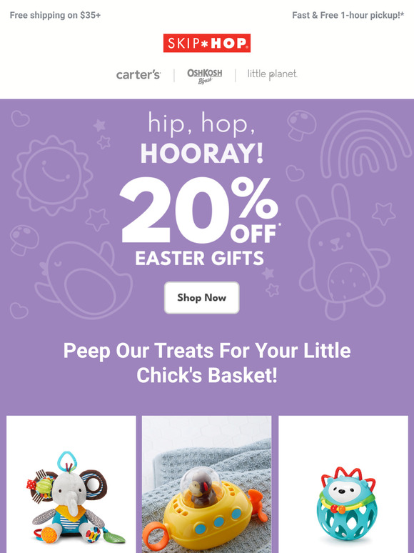 20% Off Easter Basket Fun Is ON! 🐇