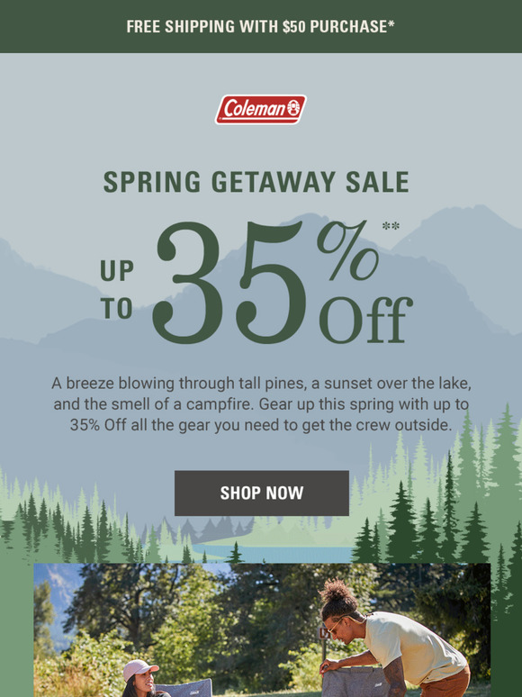 Up to 35% OFF: Camp is Calling