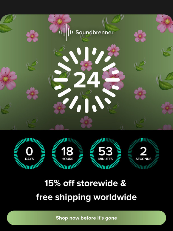 Final hours: Spring Sale ending!