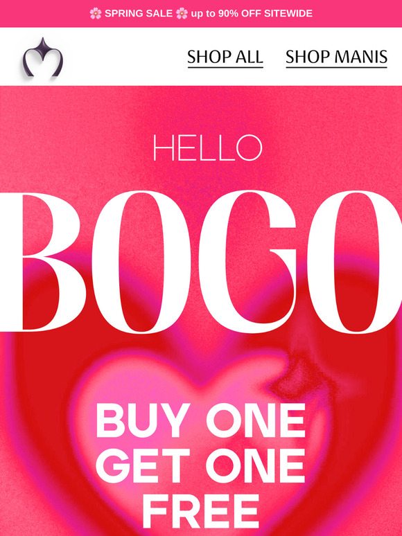 JUST IN: Buy 1, Get 1 FREE
