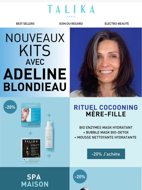 Des kits exclusifs avec Adeline Blondieau 🩵