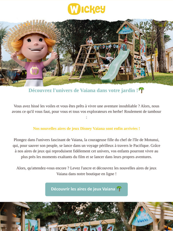 Découvrez l'univers de Vaiana dans votre jardin !🌴